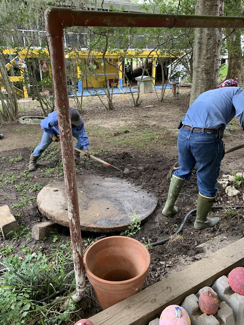 Brighteyes Septic truck performing tank pumping service